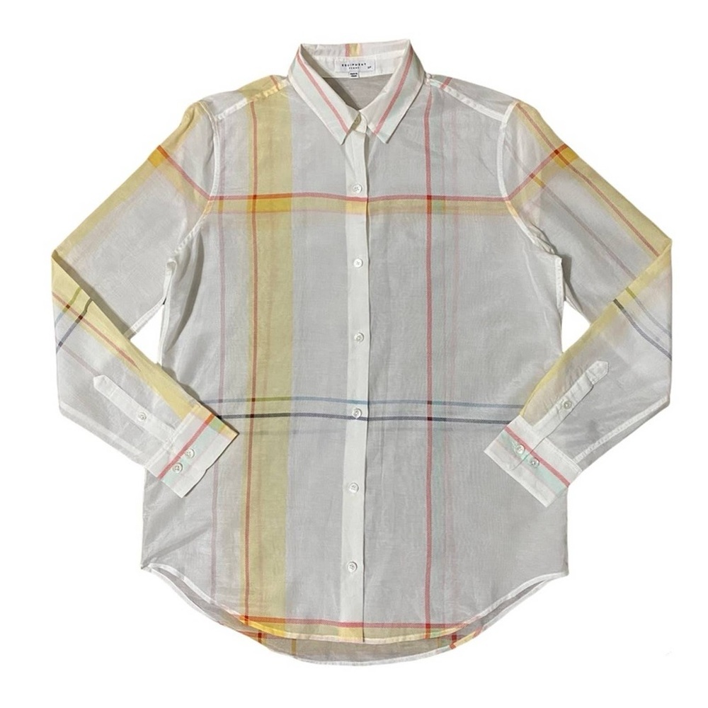 Equipment Femme Essential Plaid Button Down Blouse | EUC | Size S | (TC)